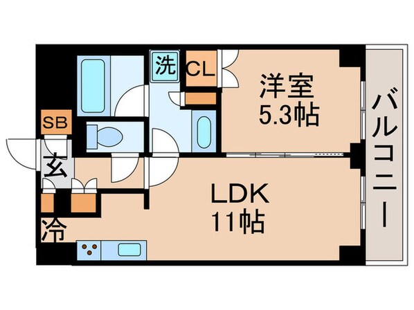 プライマル勝どきの物件間取画像